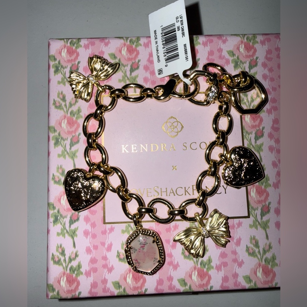 Kendra Scott x LoveShackFancy Gold Charm Bracelet
